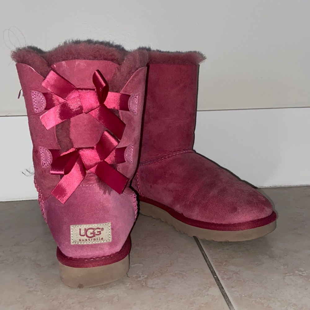 Pink Ugg’s Bailey Bow II